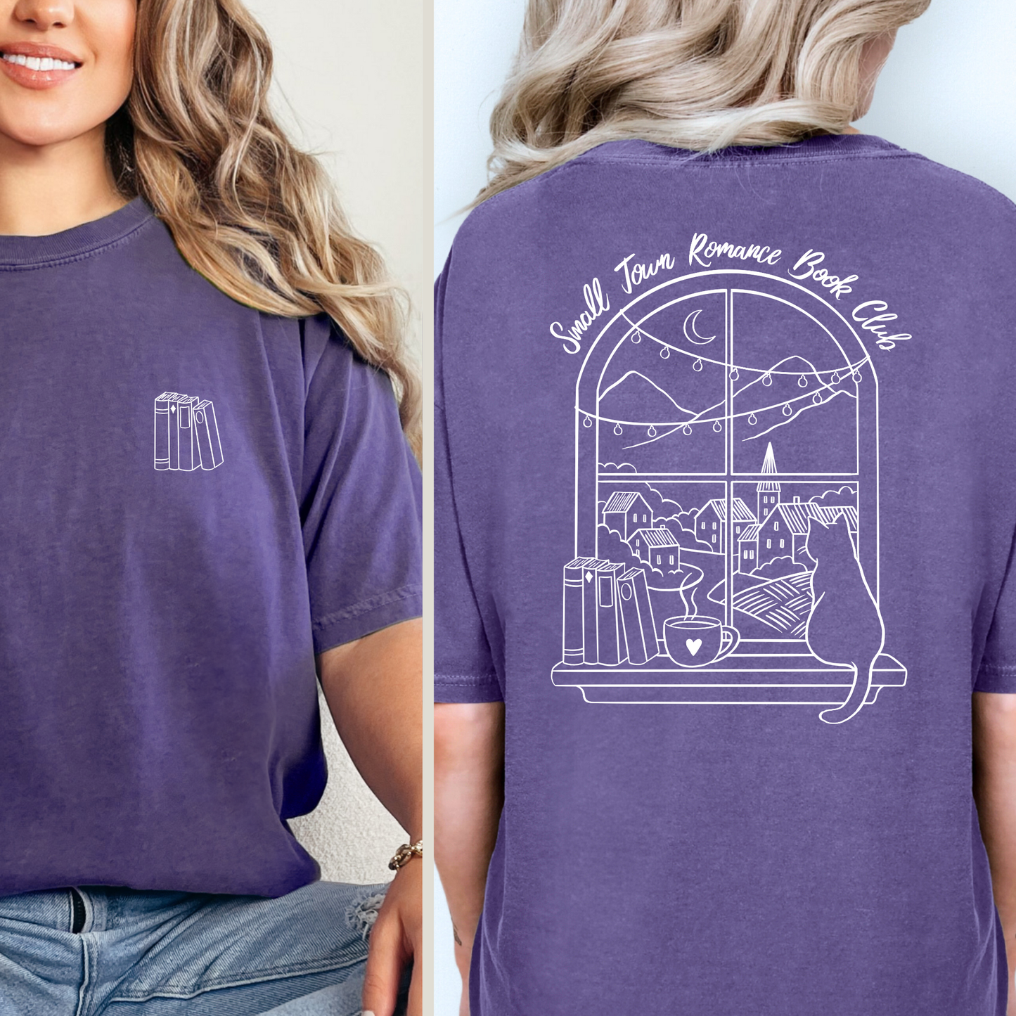 Premium T-Shirt | Small Town Romance | Druck | Bookish T-Shirt