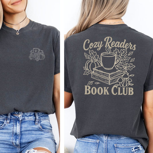 Premium T-Shirt | Cozy Readers Book Club | Druck | Bookish Autumn