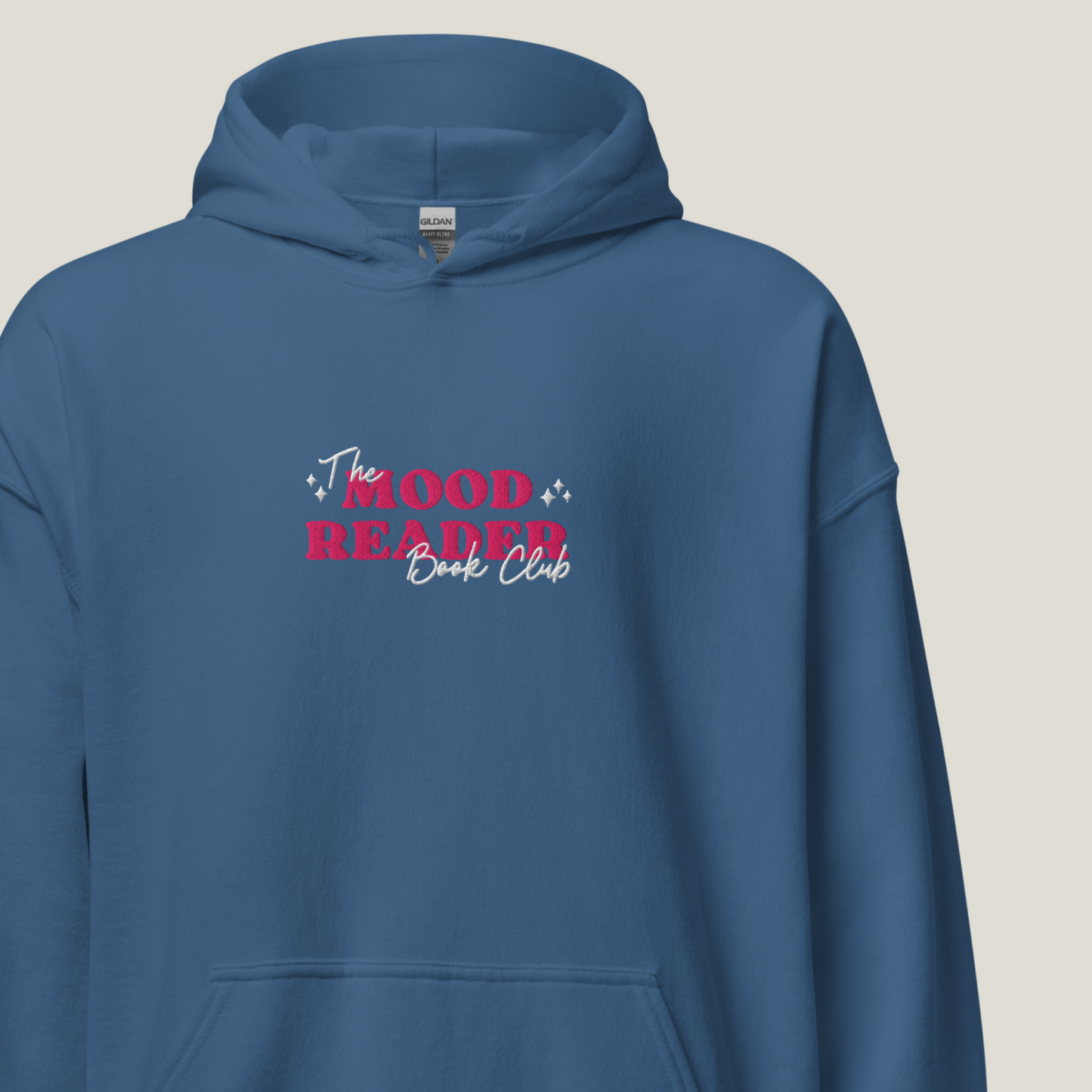 Hoodie | Mood Reader | bestickt | Bookish Hoodie