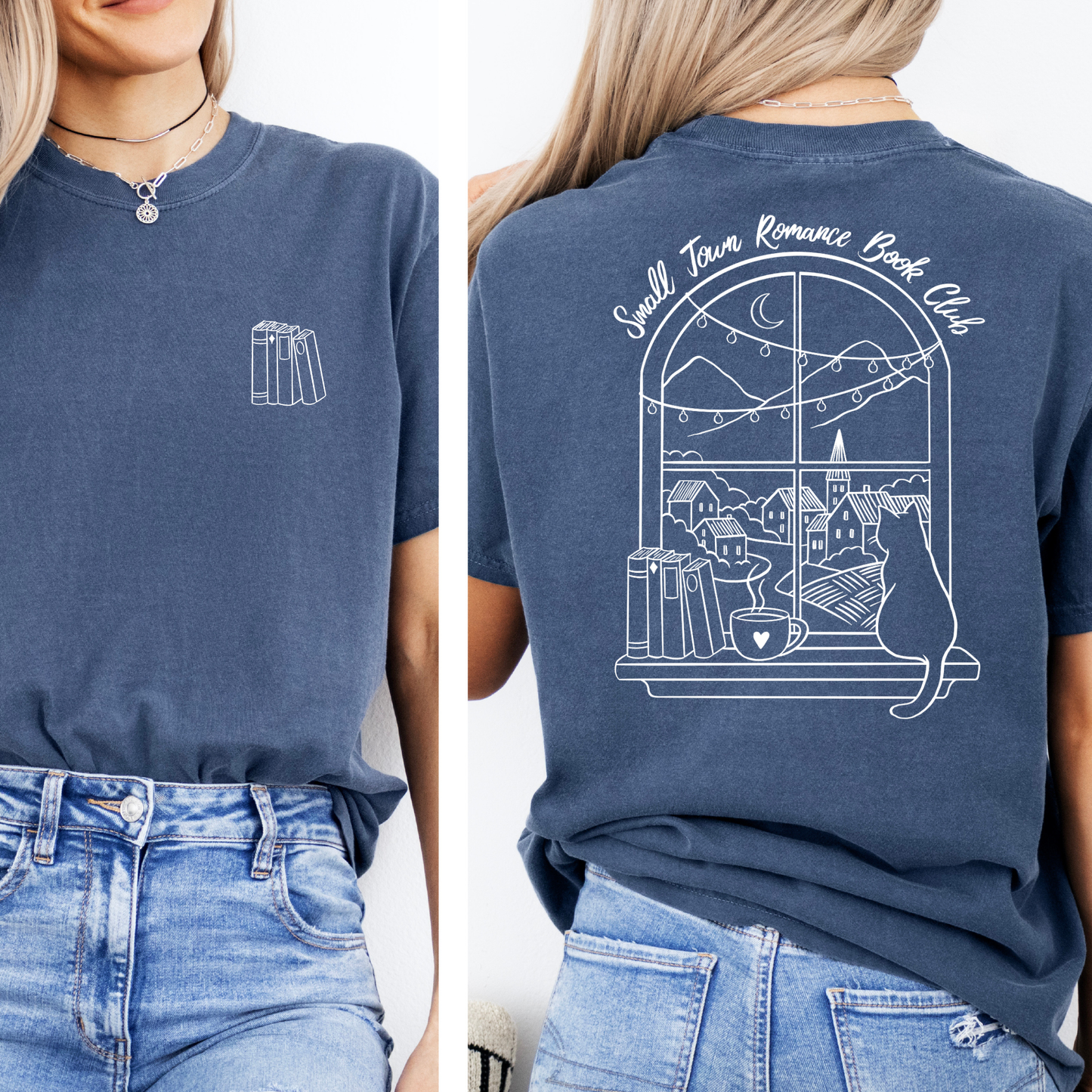 Premium T-Shirt | Small Town Romance | Druck | Bookish T-Shirt