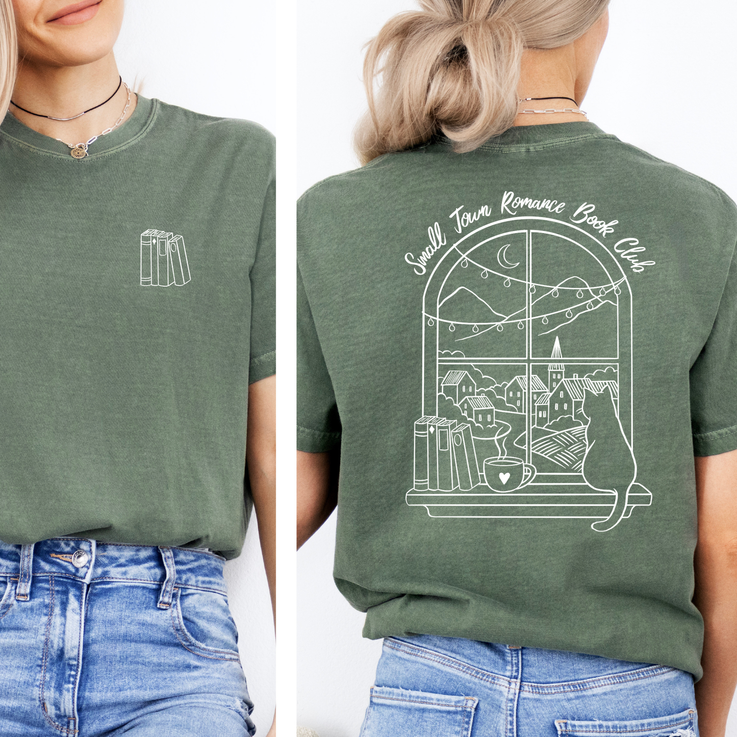 Premium T-Shirt | Small Town Romance | Druck | Bookish T-Shirt