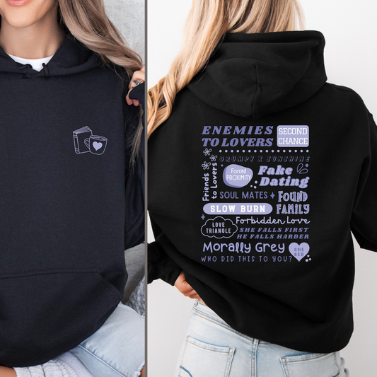 Hoodie | Bookish Tropes | Druck | Bookish Hoodie