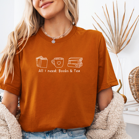 T-Shirt | All I need | Druck | Bookish T-Shirt