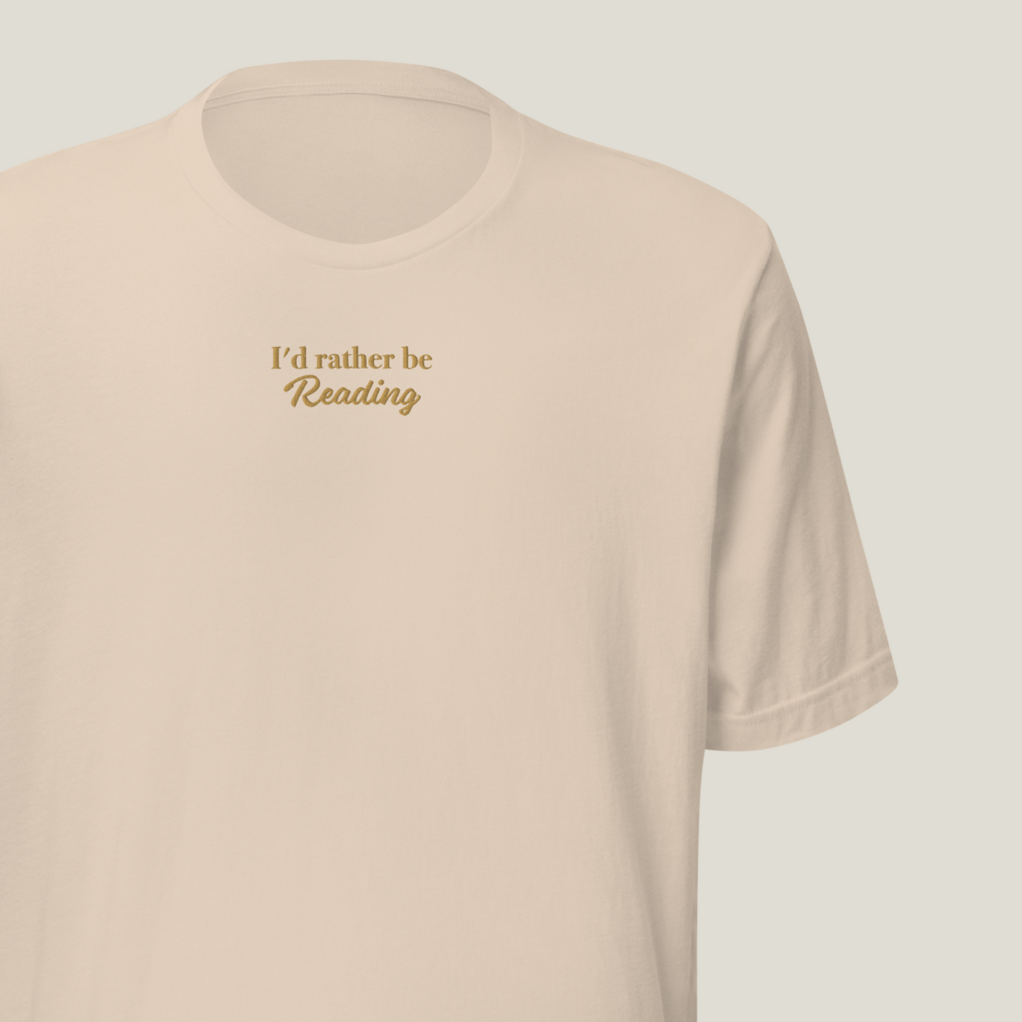 T-Shirt | Rather be reading | bestickt | Bookish T-Shirt