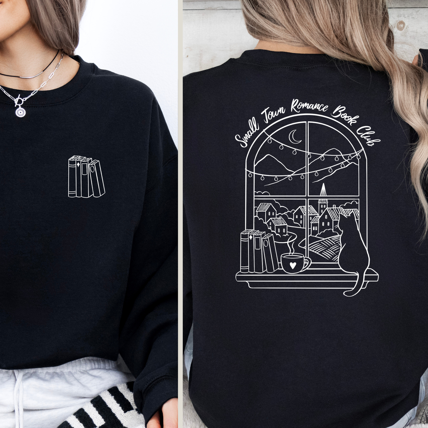 Sweatshirt | Small Town Romance | Druck | Bookish Sweatshirt