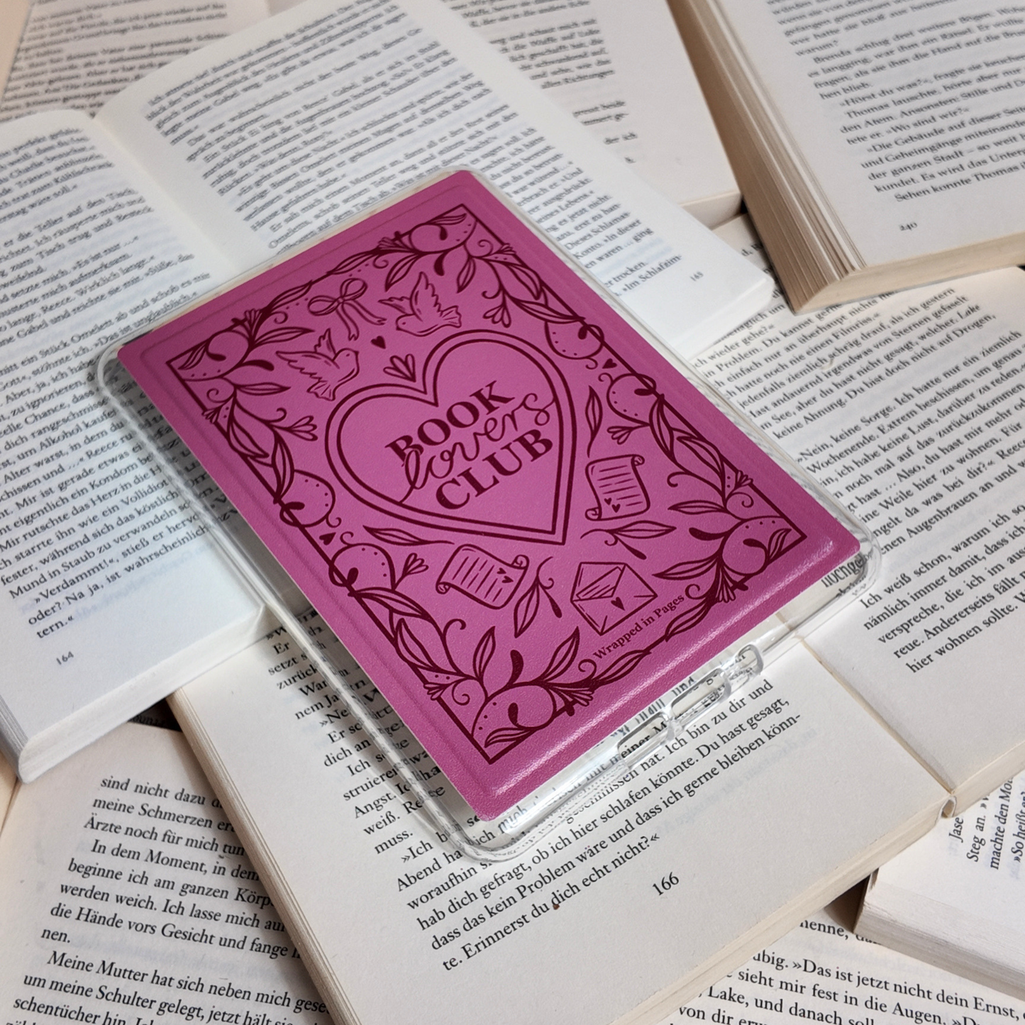 Magnetische E-Reader Hülle "Book Lovers Club"