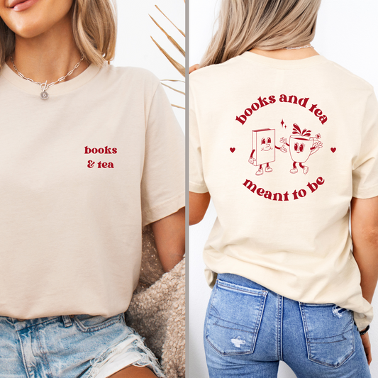 T-Shirt | Books & Tea | Druck | Bookish T-Shirt