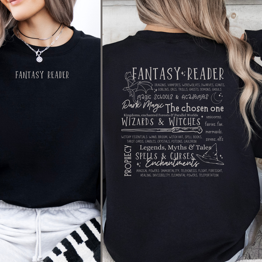 Sweatshirt | Fantasy Reader | Druck | Bookish Sweatshirt