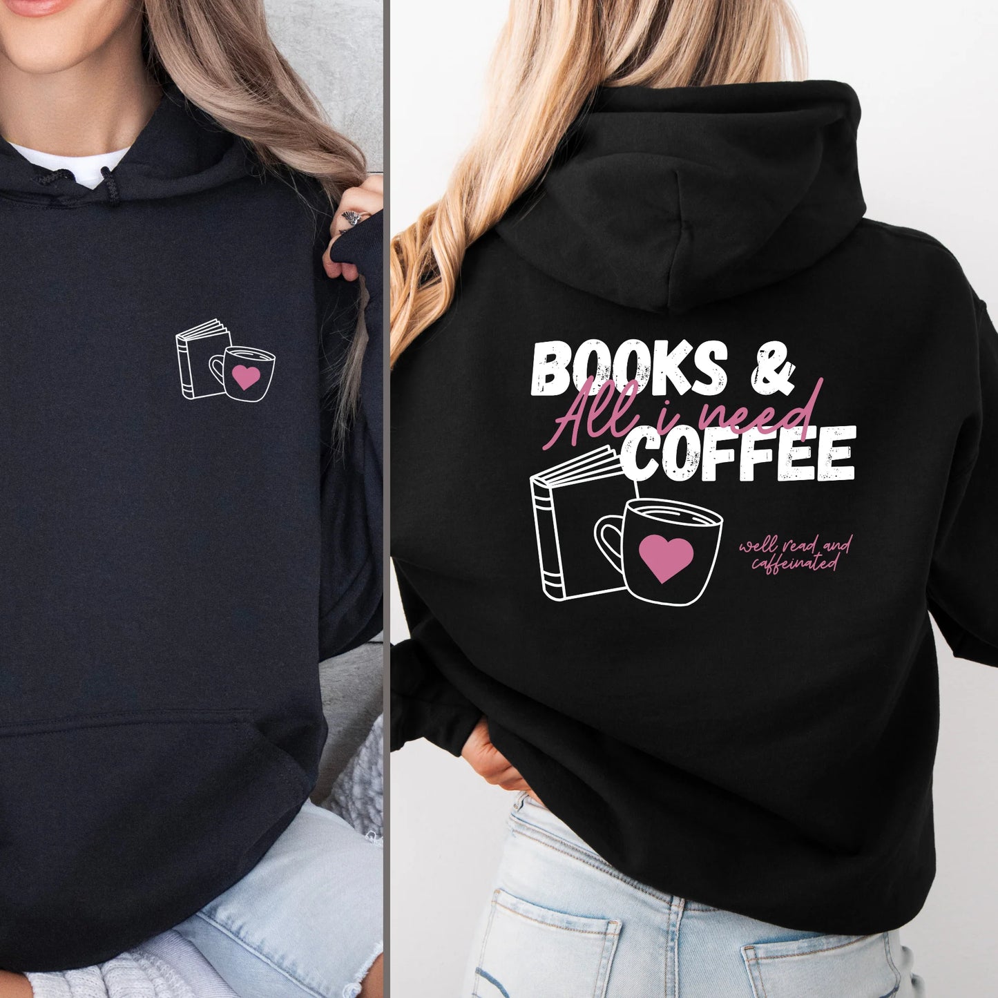 Books & Coffee Hoodie (2. Chance)