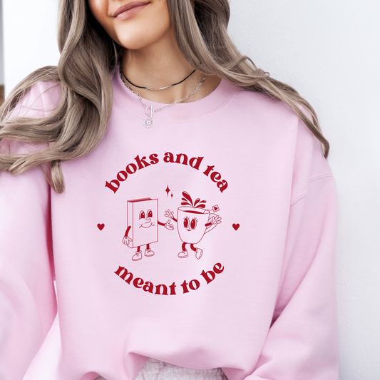 Sweatshirt | Books & Tea | Druck | Bookish Sweatshirt