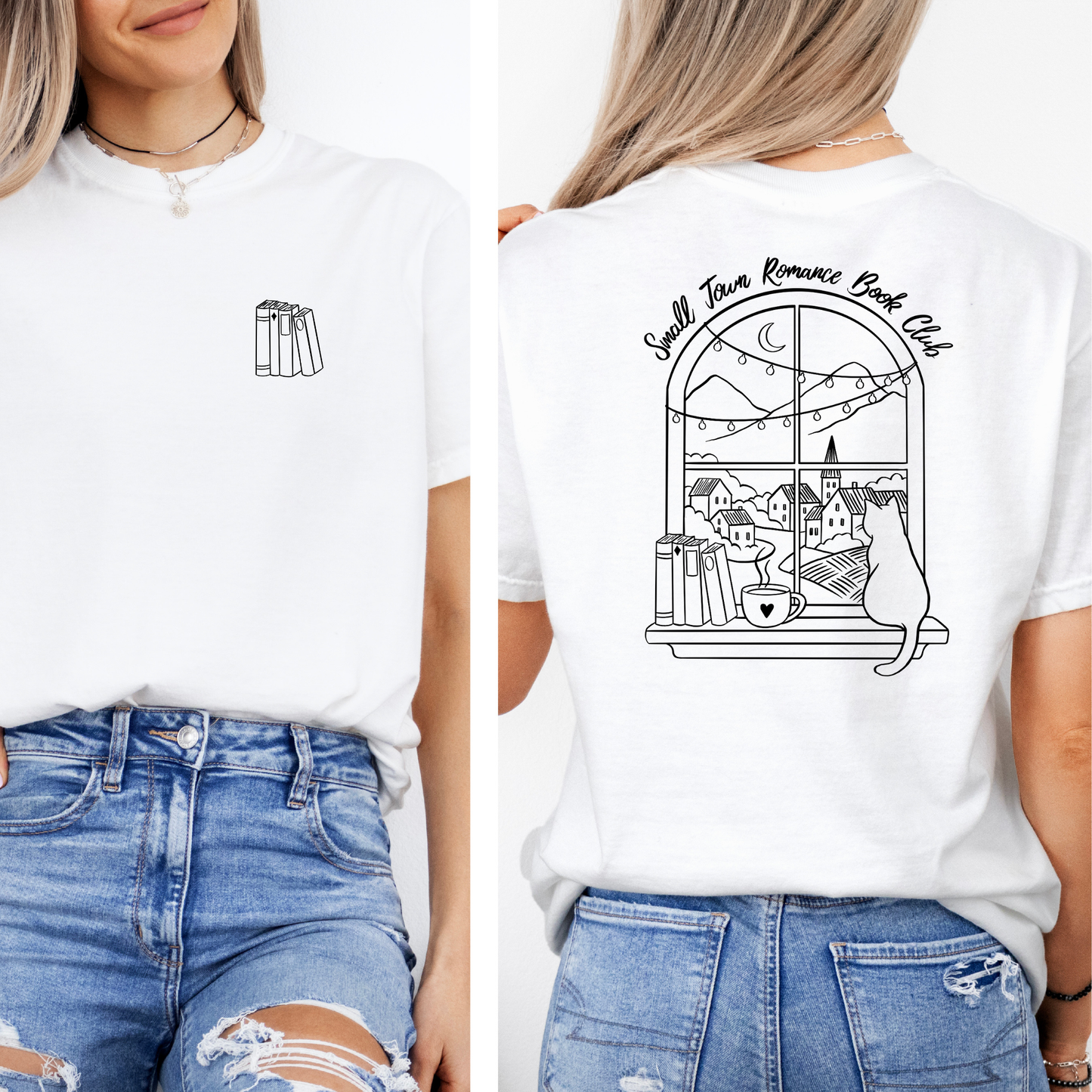 Premium T-Shirt | Small Town Romance | Druck | Bookish T-Shirt