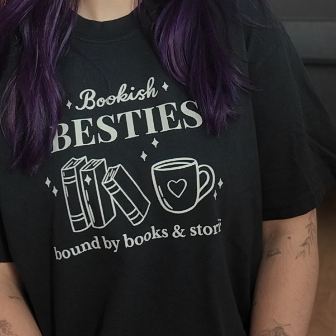 T-Shirt Bookish Besties - Bookish Freundschafts Shirt