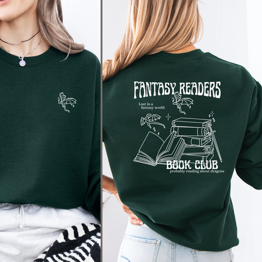 Sweatshirt | Fantasy Book Club | Druck | Bookish Sweatshirt