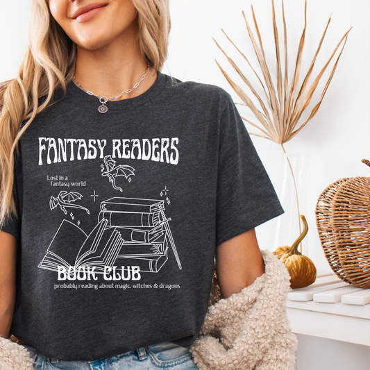 T-Shirt | Fantasy Readers Book Club | Druck | Bookish T-Shirt