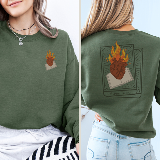 Sweatshirt | Slow Burn Tarot | Druck Color Edition | Bookish Sweatshirt