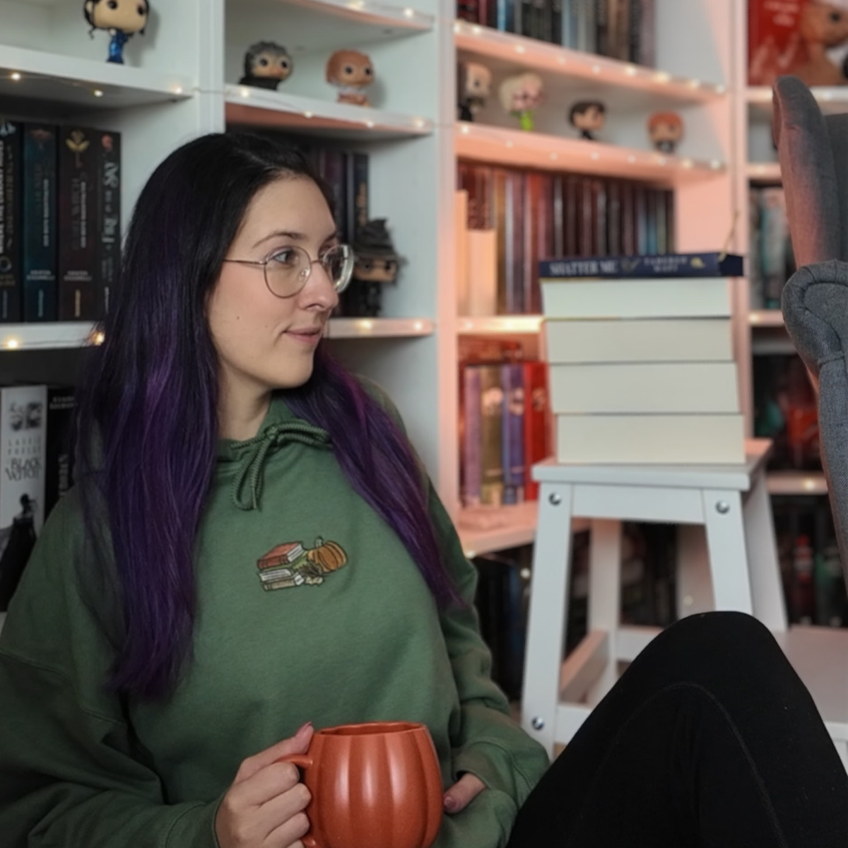 Bookish Hoodie - Bookish Autumn mit Stick
