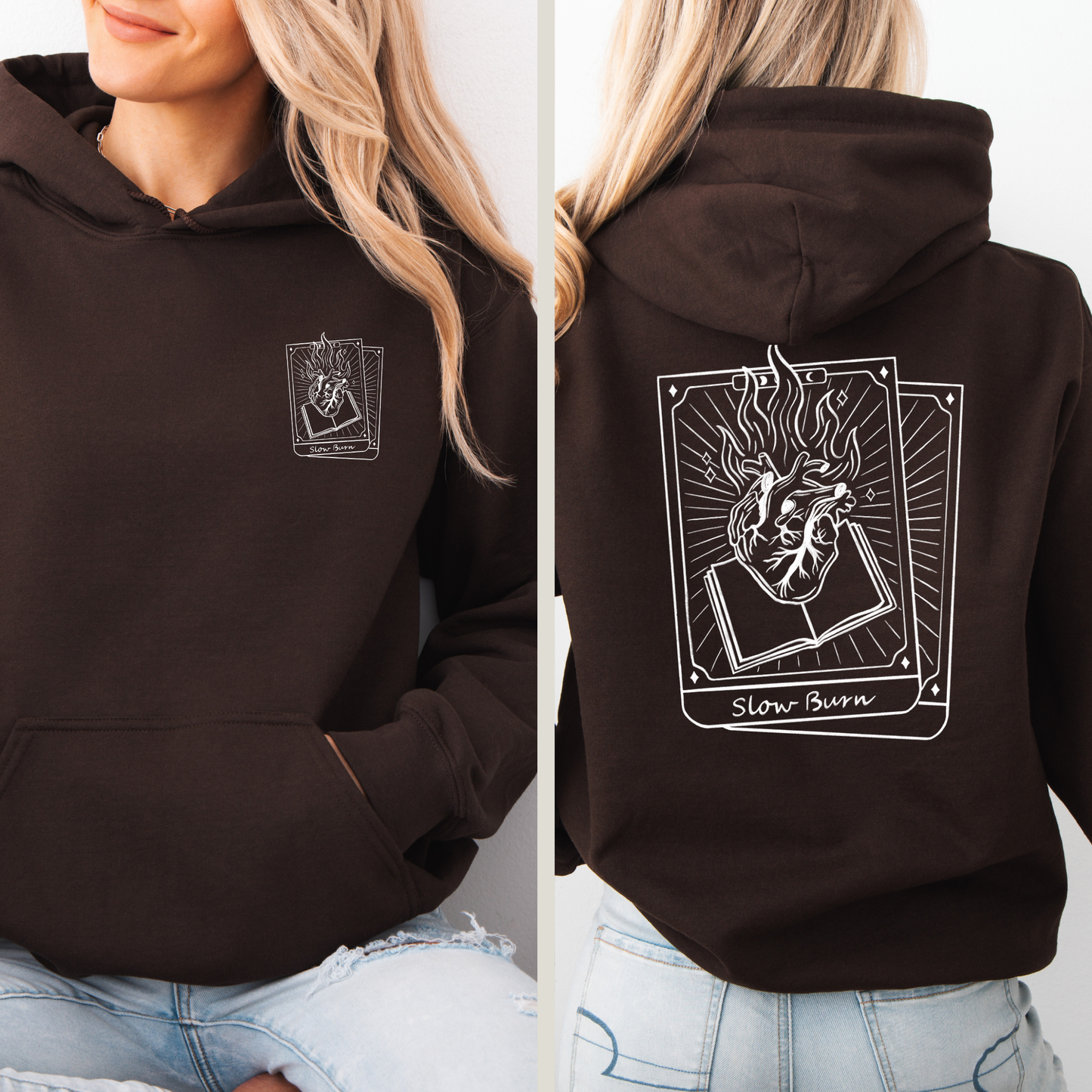 Hoodie | Slow Burn Tarot | Druck | Bookish Hoodie