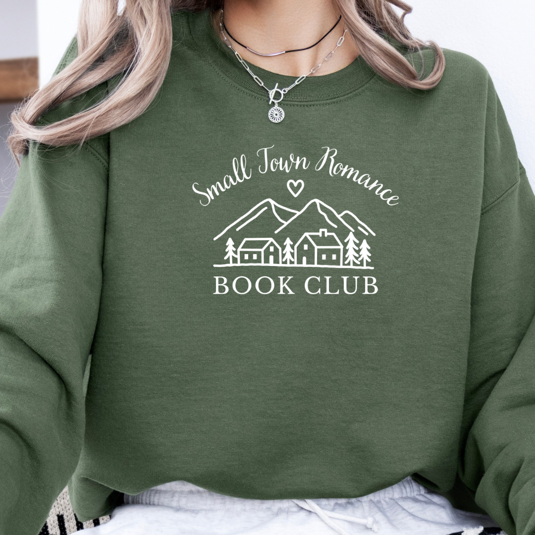 Sweatshirt | Small Town Romance Book Club | bestickt | Bookish Sweatshirt