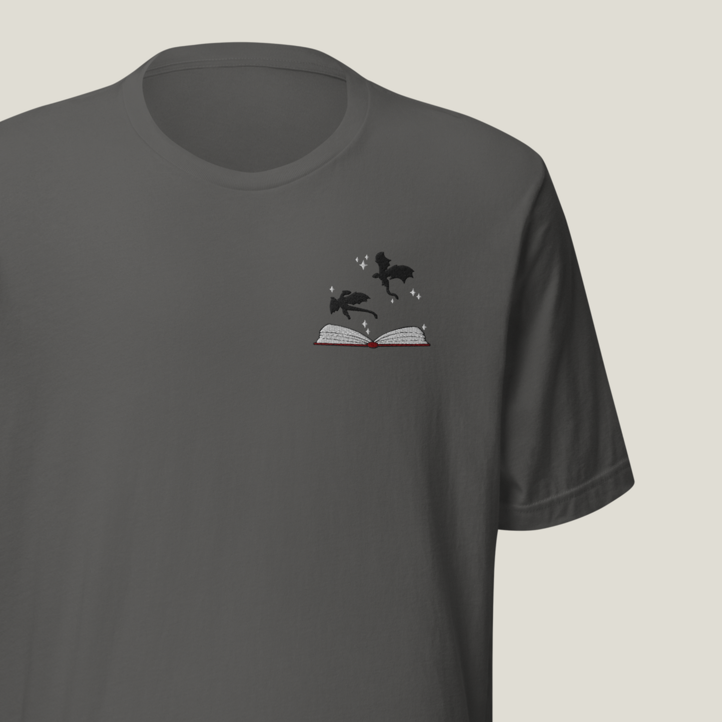 T-Shirt | Bookish Dragons | bestickt | Bookish T-Shirt