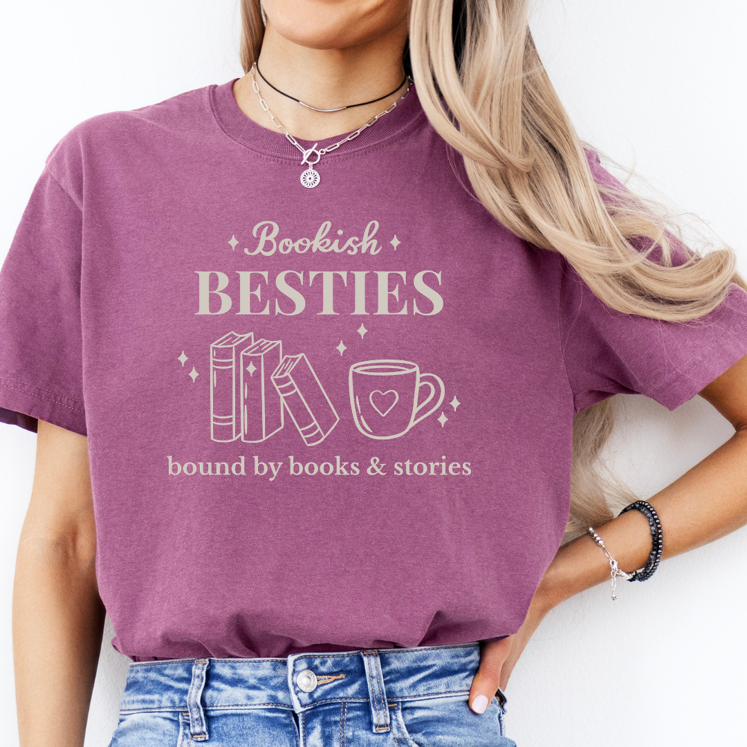 T-Shirt Bookish Besties - Bookish Freundschafts Shirt