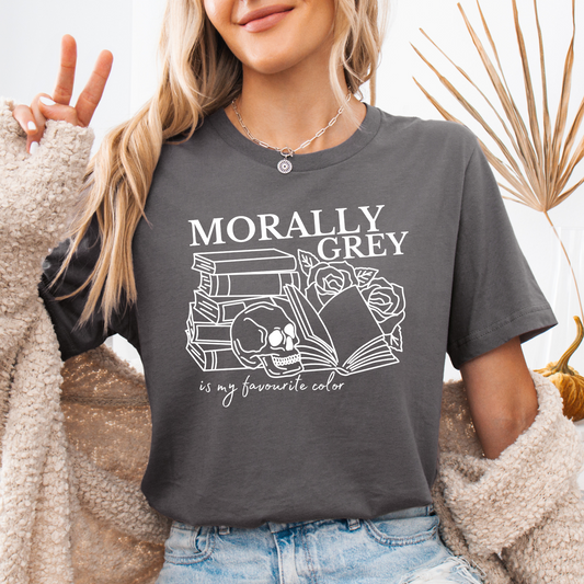 T-Shirt | Morally Grey | Druck | Bookish T-Shirt