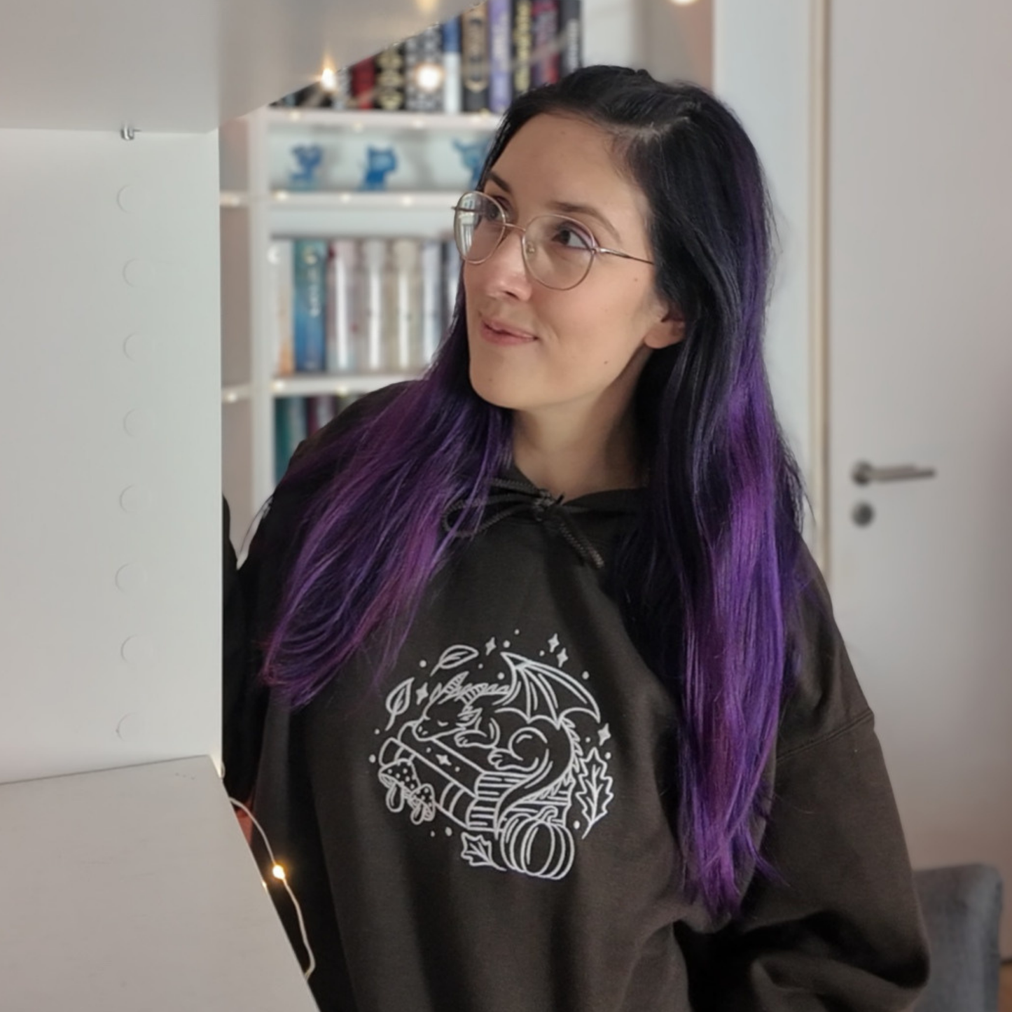 Bookish Hoodie - Autumn Dragon Stick