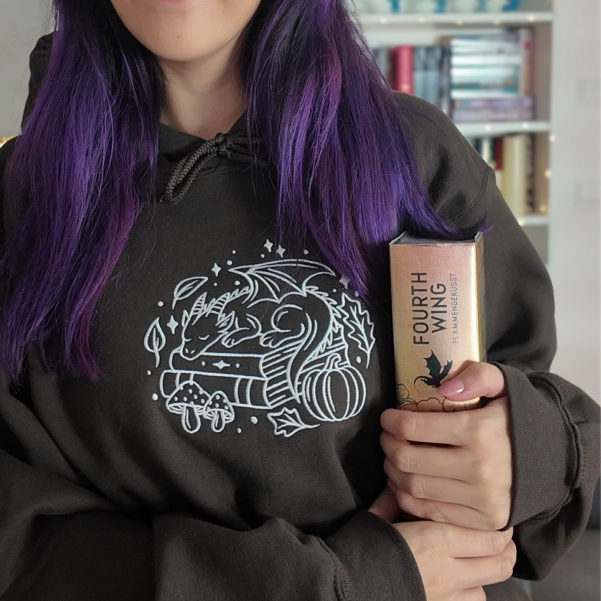 Bookish Hoodie - Autumn Dragon Stick