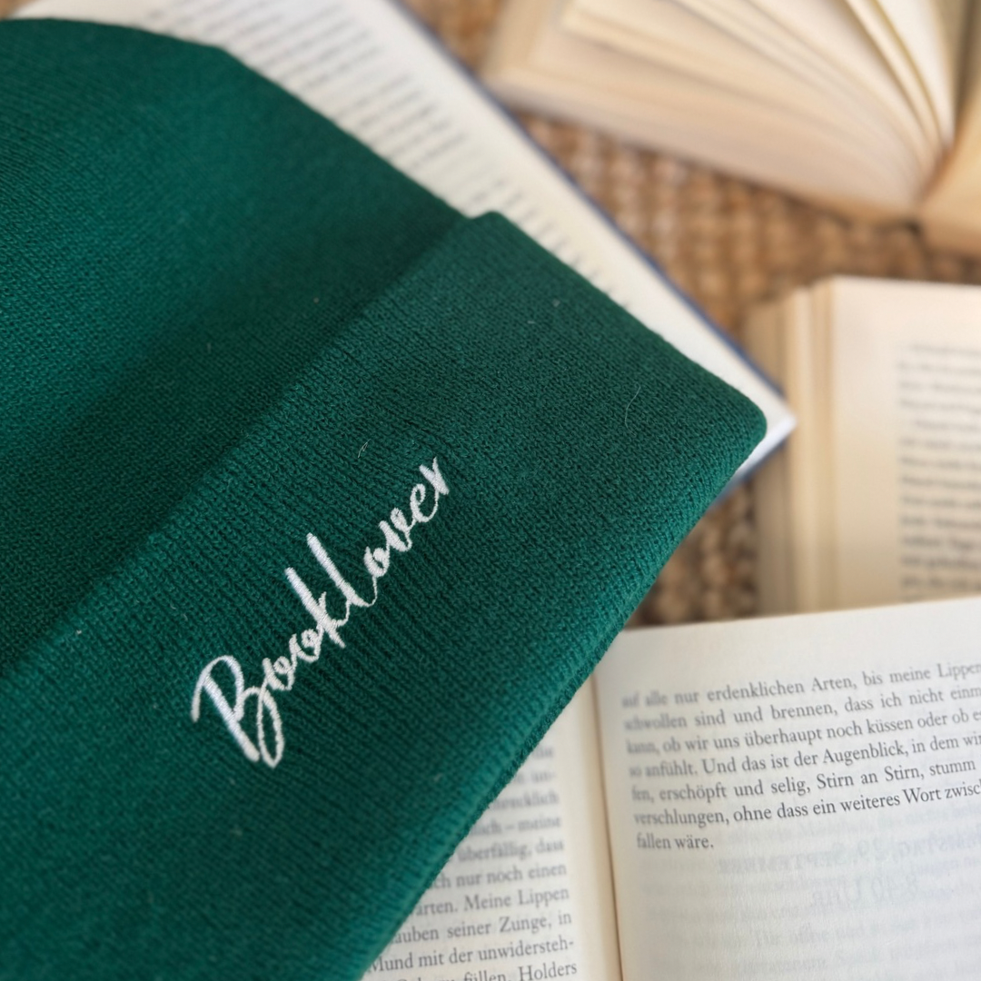 Mütze | Booklover | bestickt | Bookish Beanie