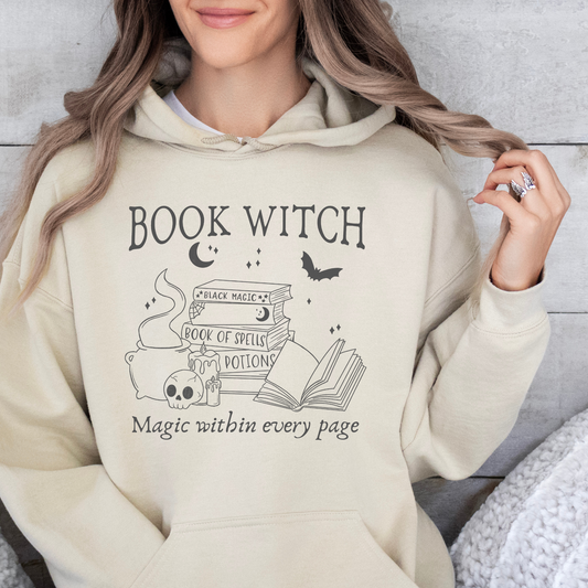 Hoodie | Book Witch | Druck | Bookish Hoodie