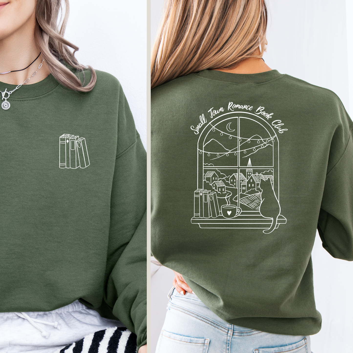 Sweatshirt | Small Town Romance | Druck | Bookish Sweatshirt