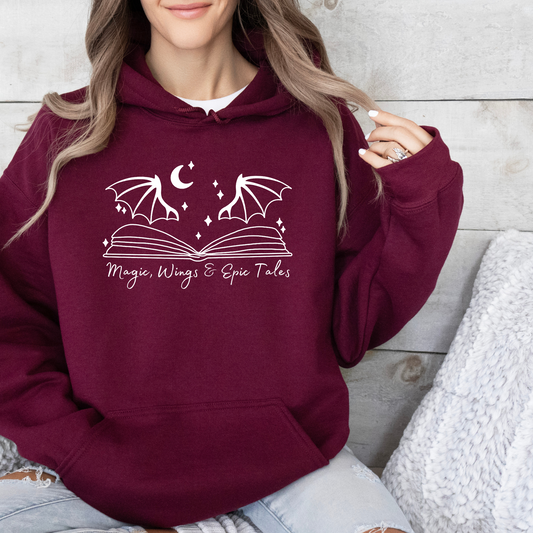 Hoodie | Magic, Wings & Tales | Druck | Bookish Hoodie
