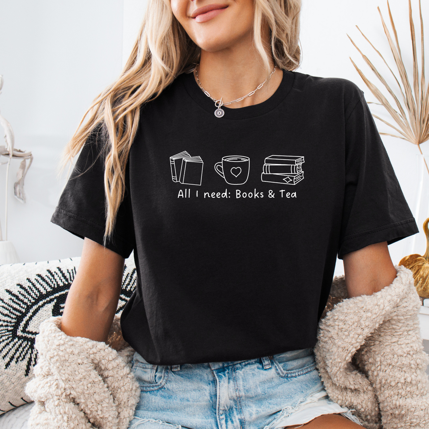 T-Shirt | All I need | Druck | Bookish T-Shirt