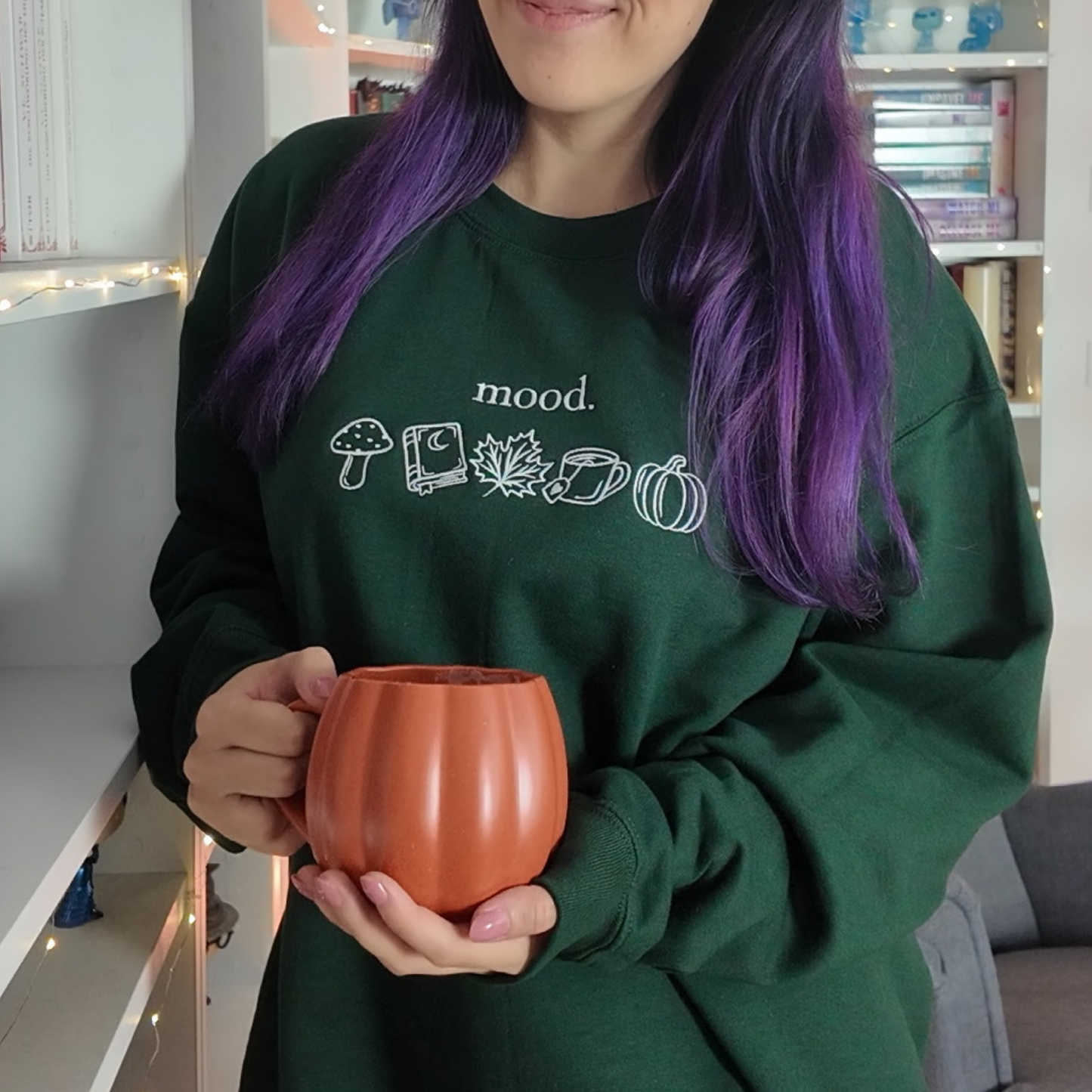 Bookish Sweatshirt - Autumn Mood mit Stick
