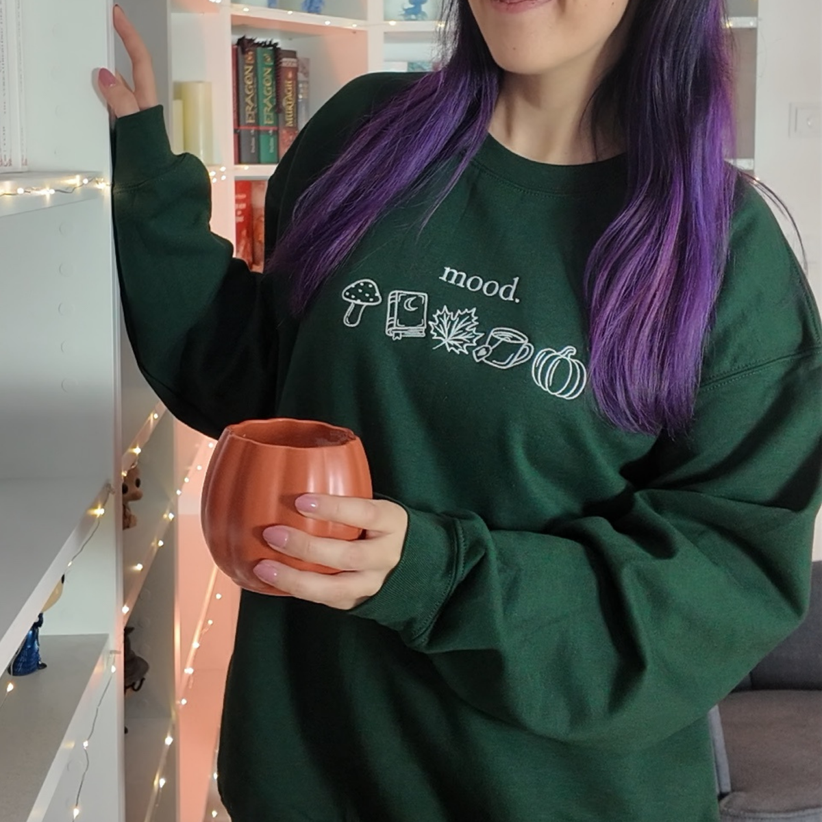 Bookish Sweatshirt - Autumn Mood mit Stick