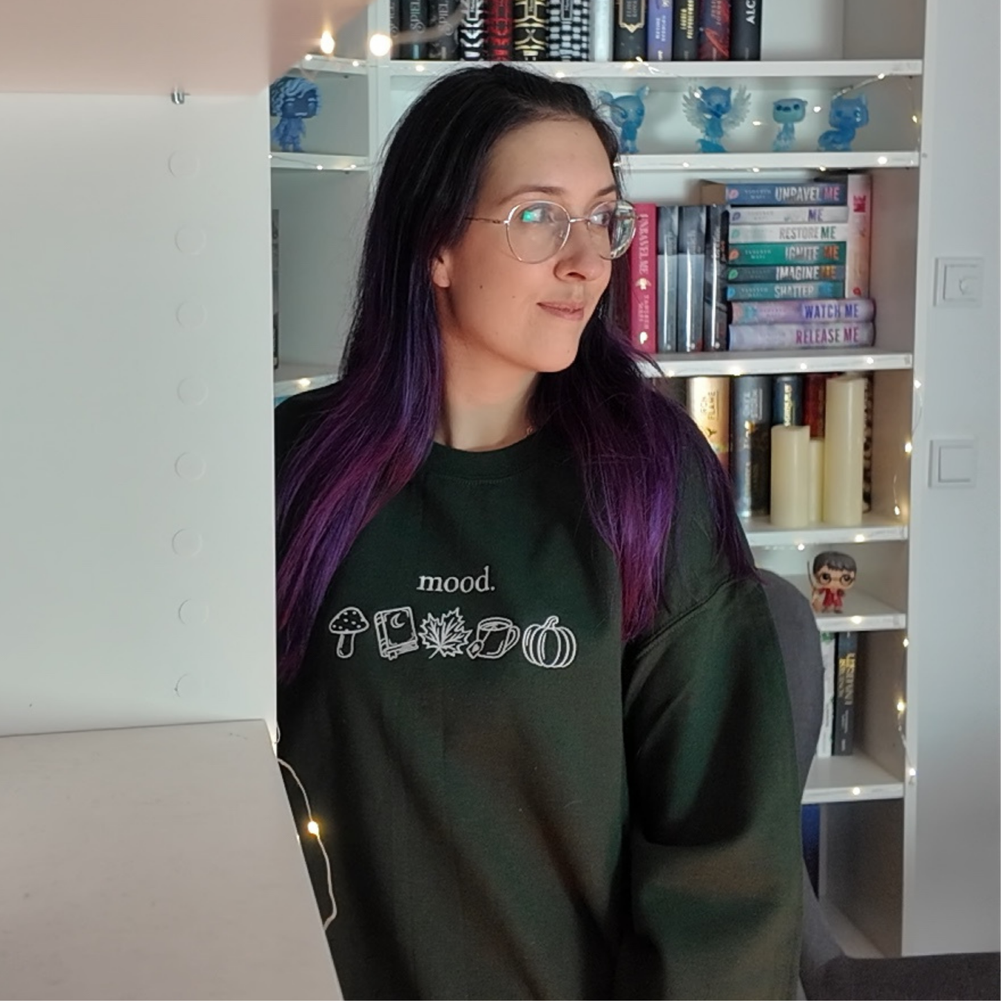 Bookish Sweatshirt - Autumn Mood mit Stick