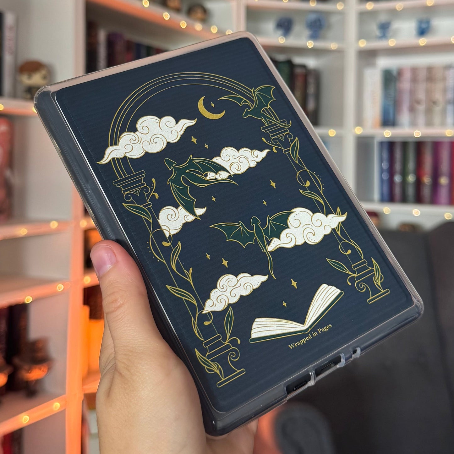 B WARE - Magnetische E-Reader Hülle "Dragons"