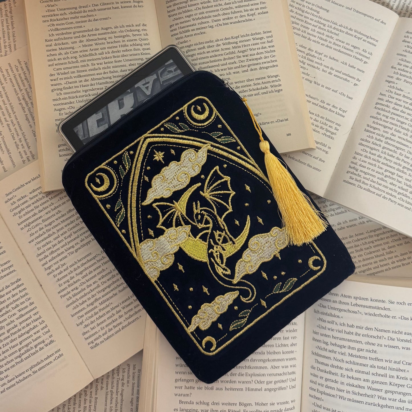 E-Reader Tasche "Moon Dragon"