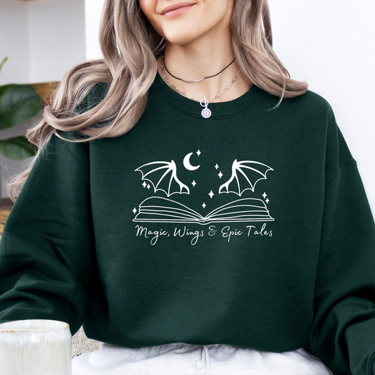 Sweatshirt | Magic, Wings & Tales I Druck I Bookish Sweatshirt