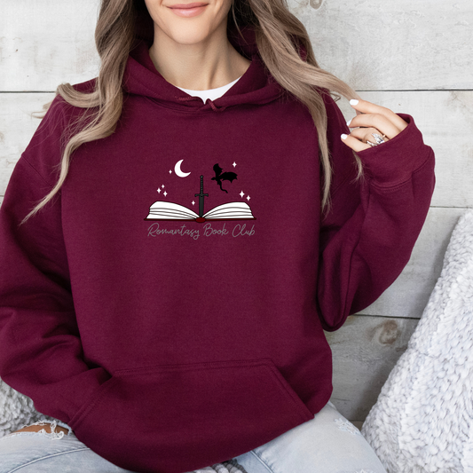 Hoodie | Romantasy Book Club | bestickt | Bookish Hoodie