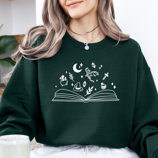 Sweatshirt | Buchwelten | Druck | Bookish Sweatshirt