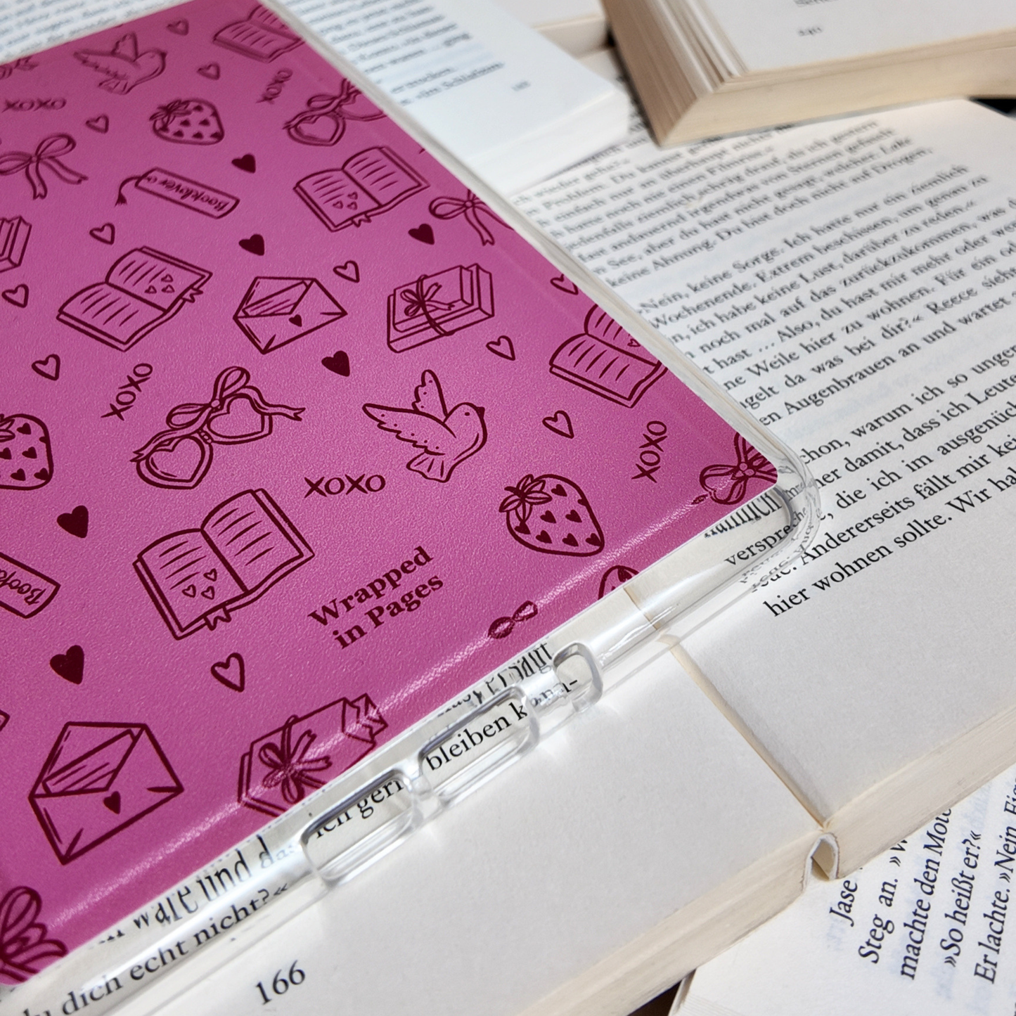 Magnetische E-Reader Hülle "Romance"