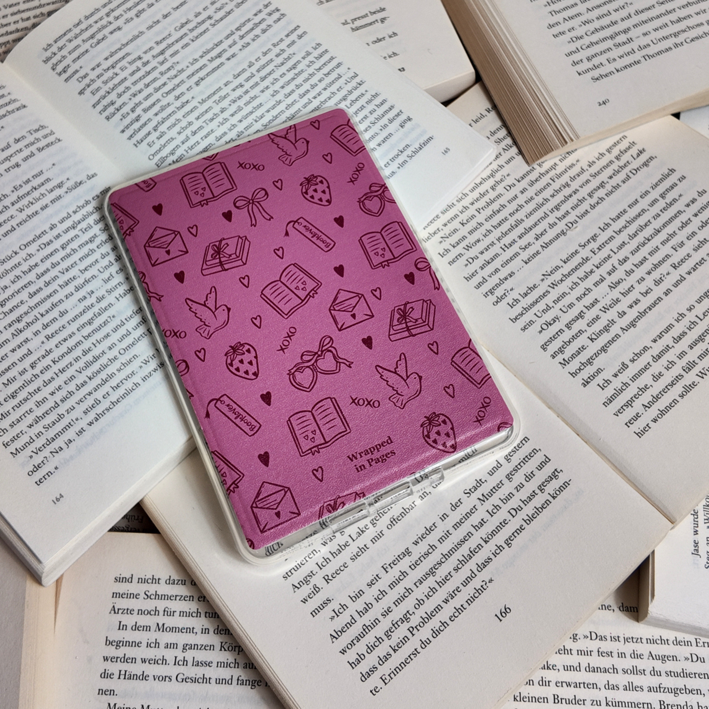 Magnetische E-Reader Hülle "Romance"