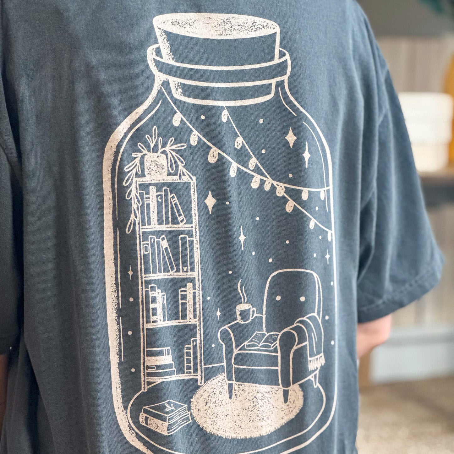 Premium T-Shirt | Reading Jar | Druck | Bookish T-Shirt