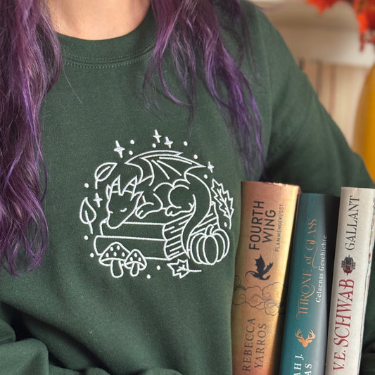 Sweatshirt | Autumn Dragon | bestickt | Bookish Autumn