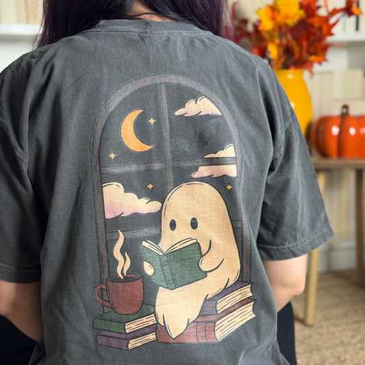 Premium T-Shirt | Spooky Book Club | Druck | Bookish Halloween
