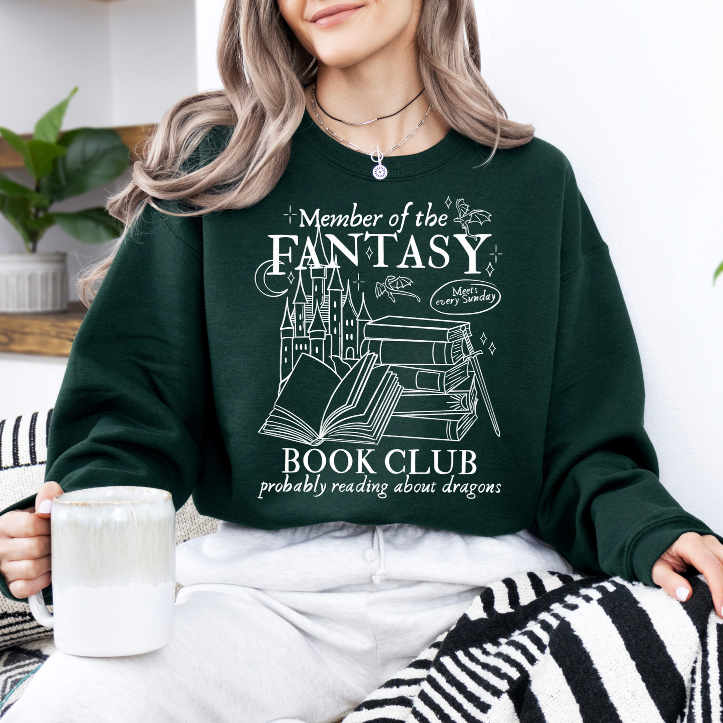 bookish merch sweatshirt fantasy vibes lesen