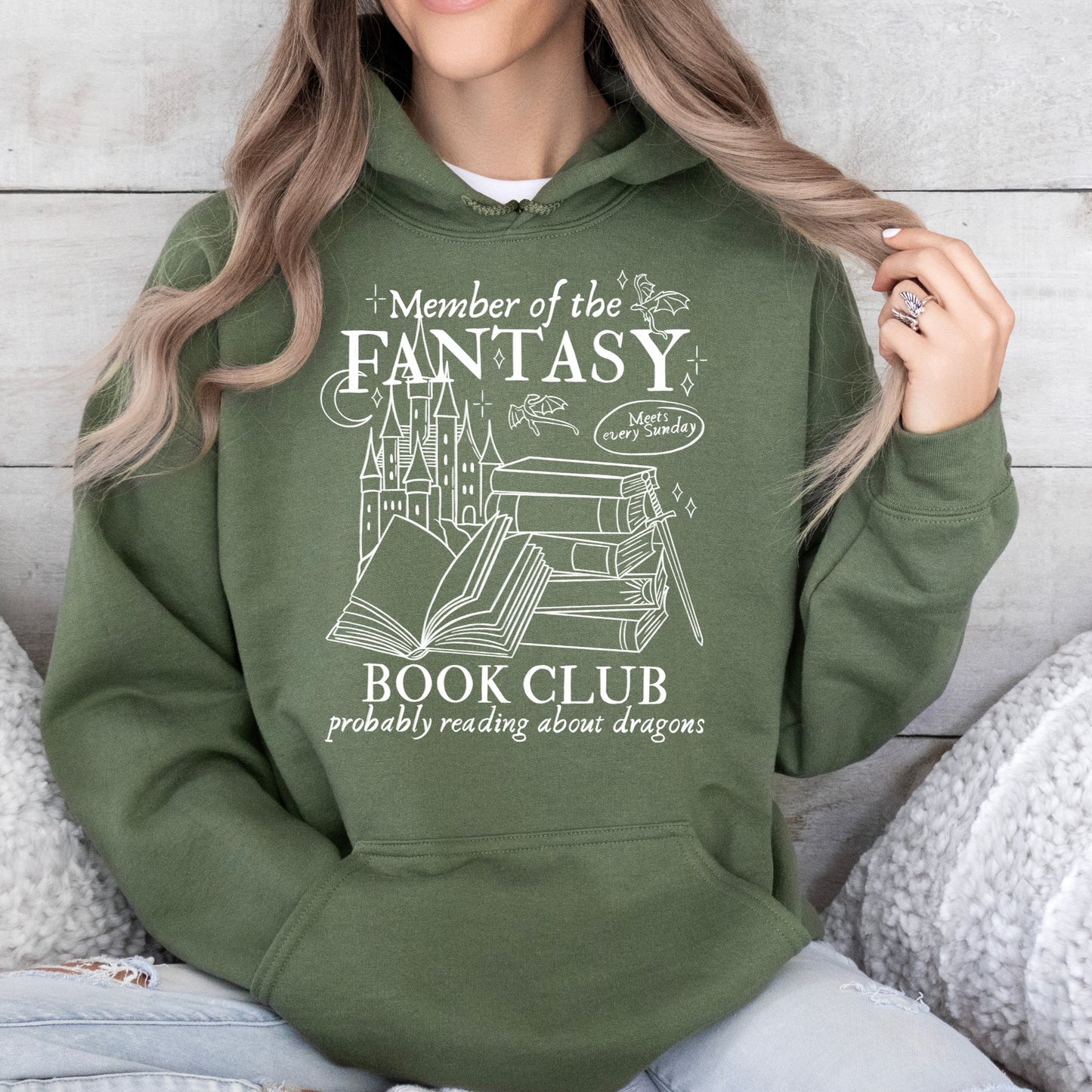 Hoodie | Fantasy Book Club | Druck