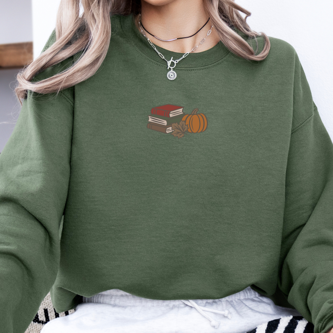 Bookish Sweatshirt - Bookish Autumn mit Stick