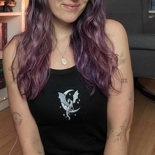 Bookish Top - Moon Dragon