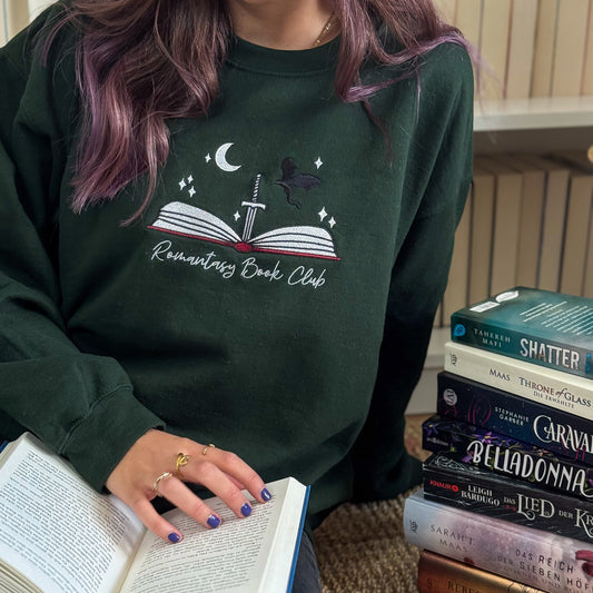 Sweatshirt | Romantasy Book Club | bestickt | Bookish Sweatshirt